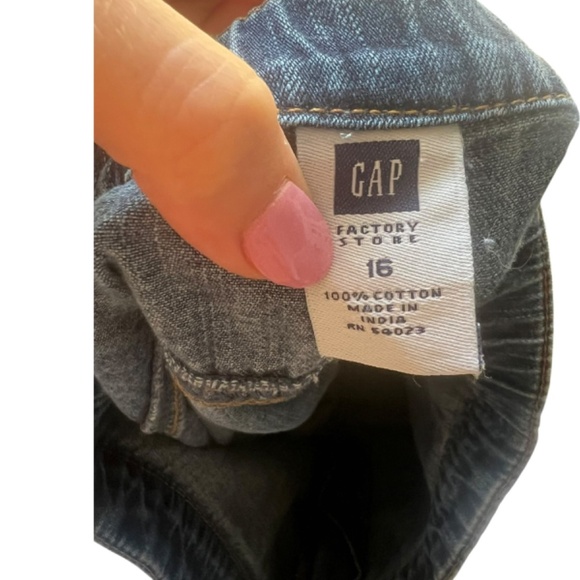 Y2K Gap Denim Jean Skort 100% Cotton 27 Waist - Picture 2 of 4